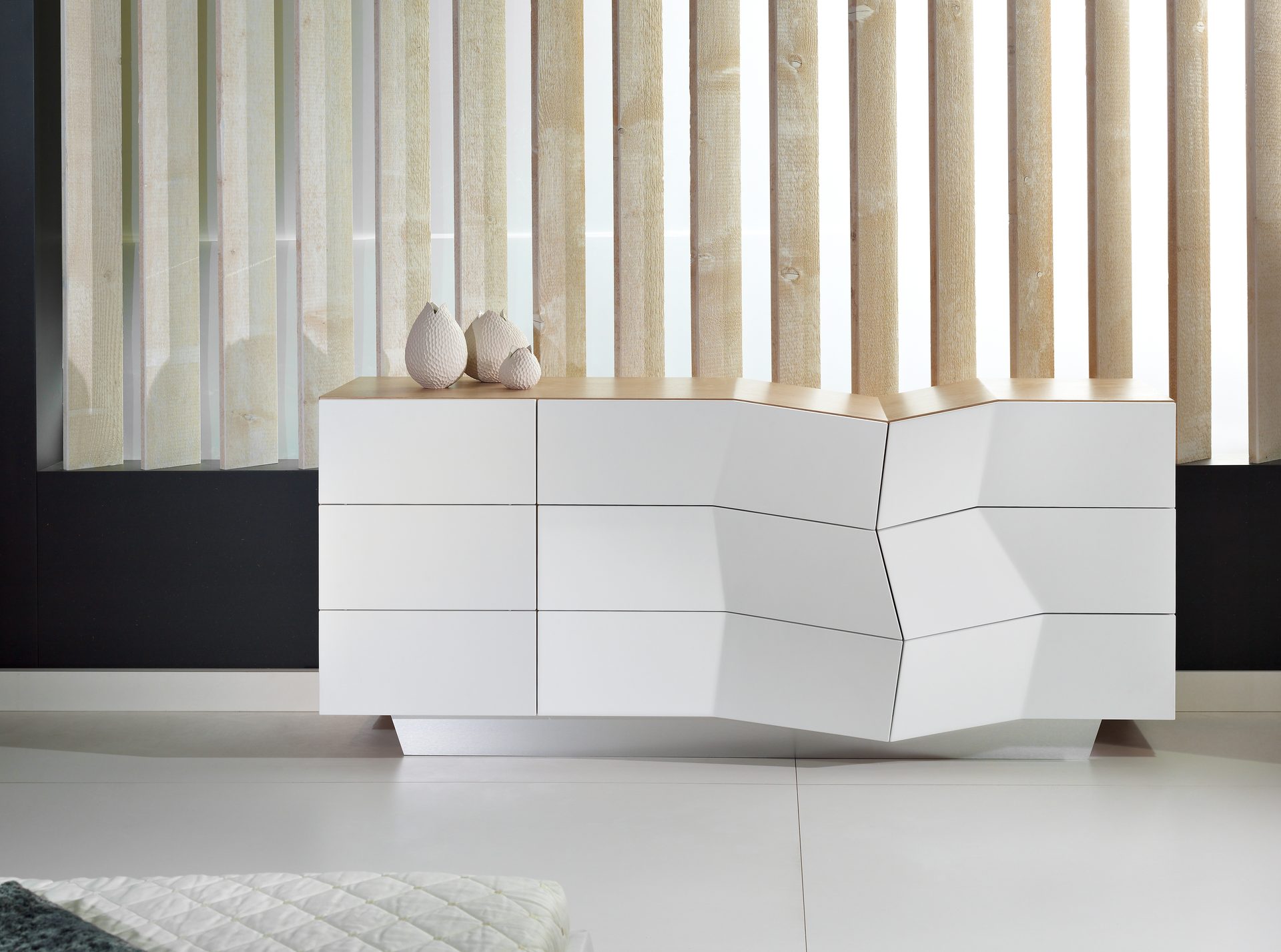 Wohnen aus Massivholz — atmosphärischer Wohnraum